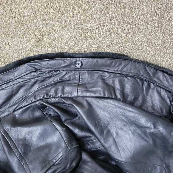 Kenneth Cole Reaction Lambskin Leather Jacket, RN 54163 - Picture 10 of 11